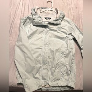 Mint North Face Rain Coat